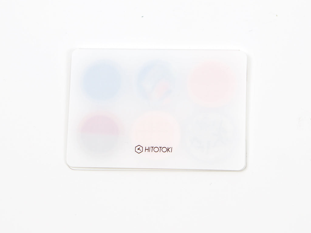 Hitotoki Coffret Cosmetic Motif Film Sticker Circles