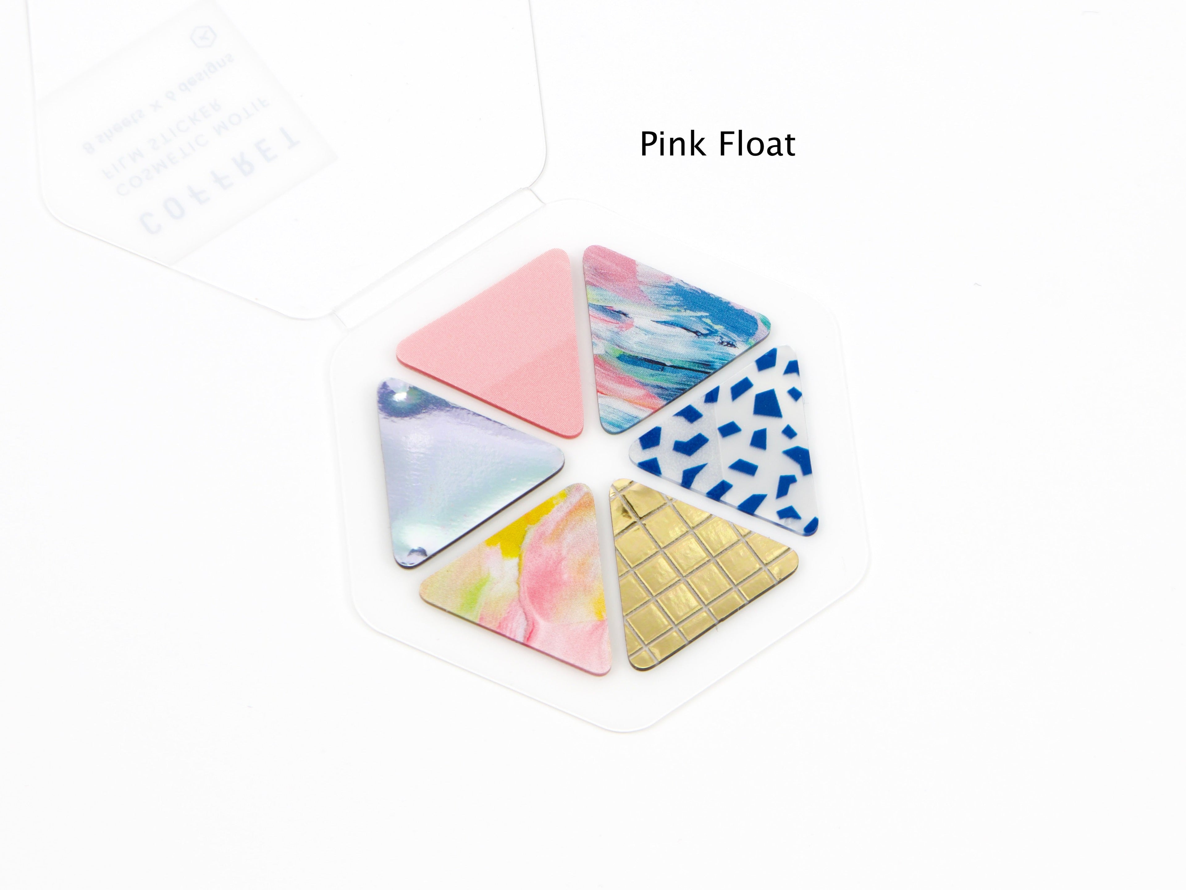 Hitotoki Coffret Cosmetic Motif Film Sticker Triangles