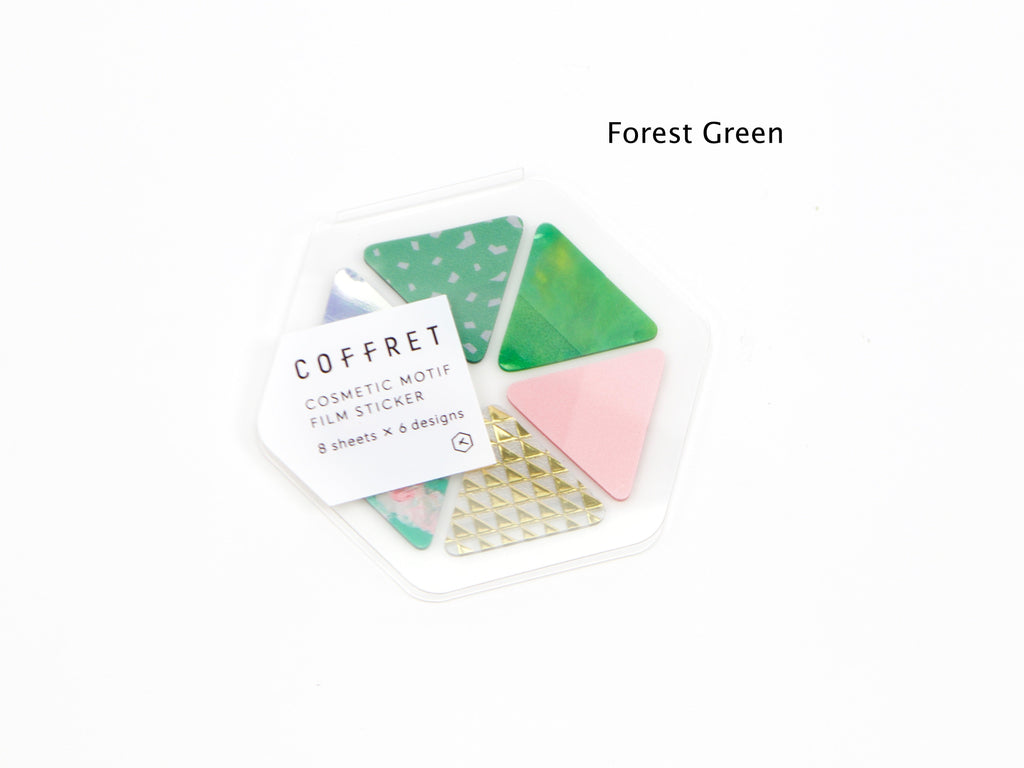 Hitotoki Coffret Cosmetic Motif Film Sticker Triangles