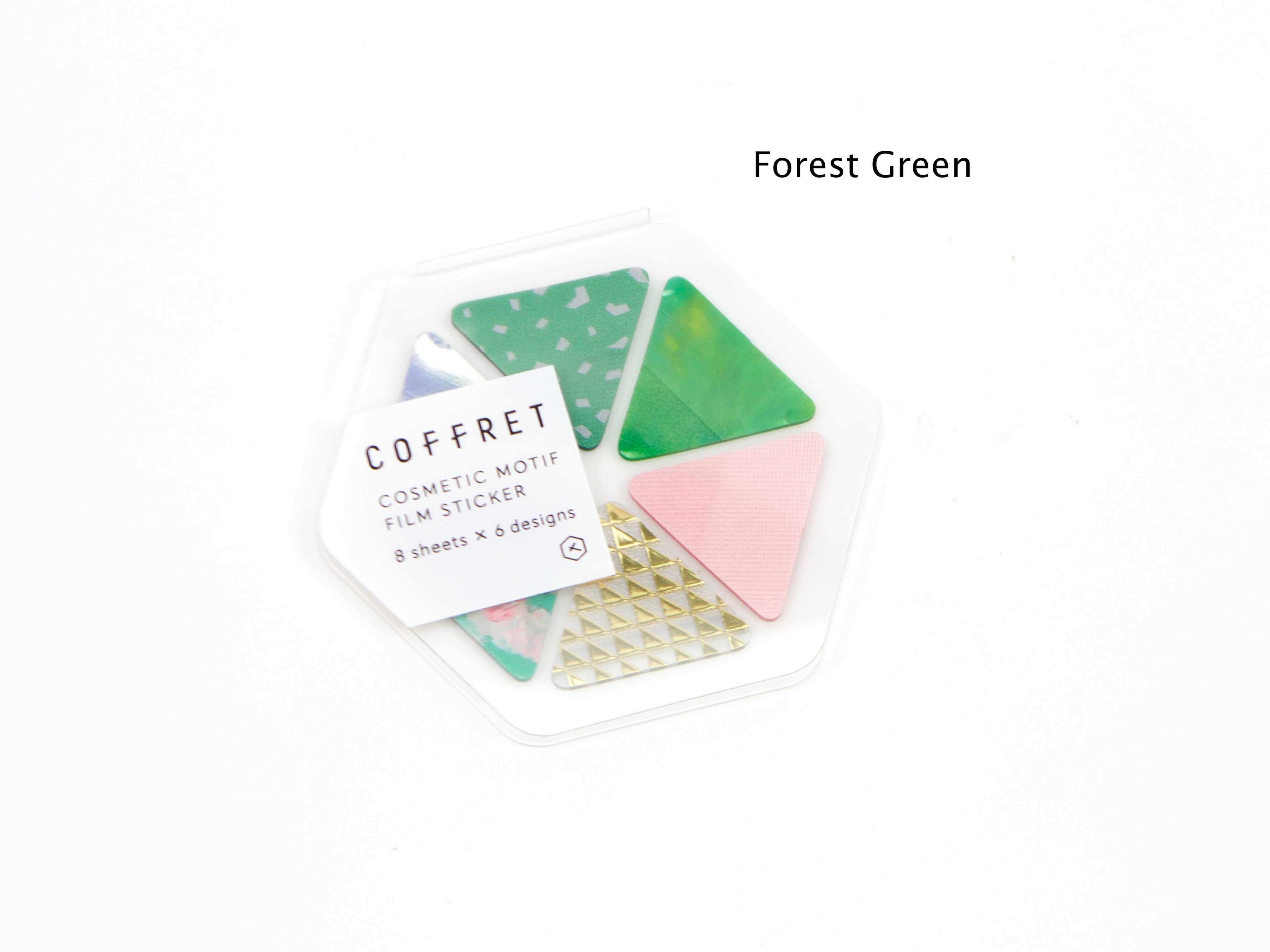 Hitotoki Coffret Cosmetic Motif Film Sticker Triangles