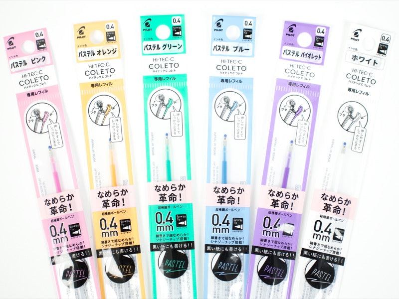 Hi-Tec C Coleto Ink Cartridge Pastels