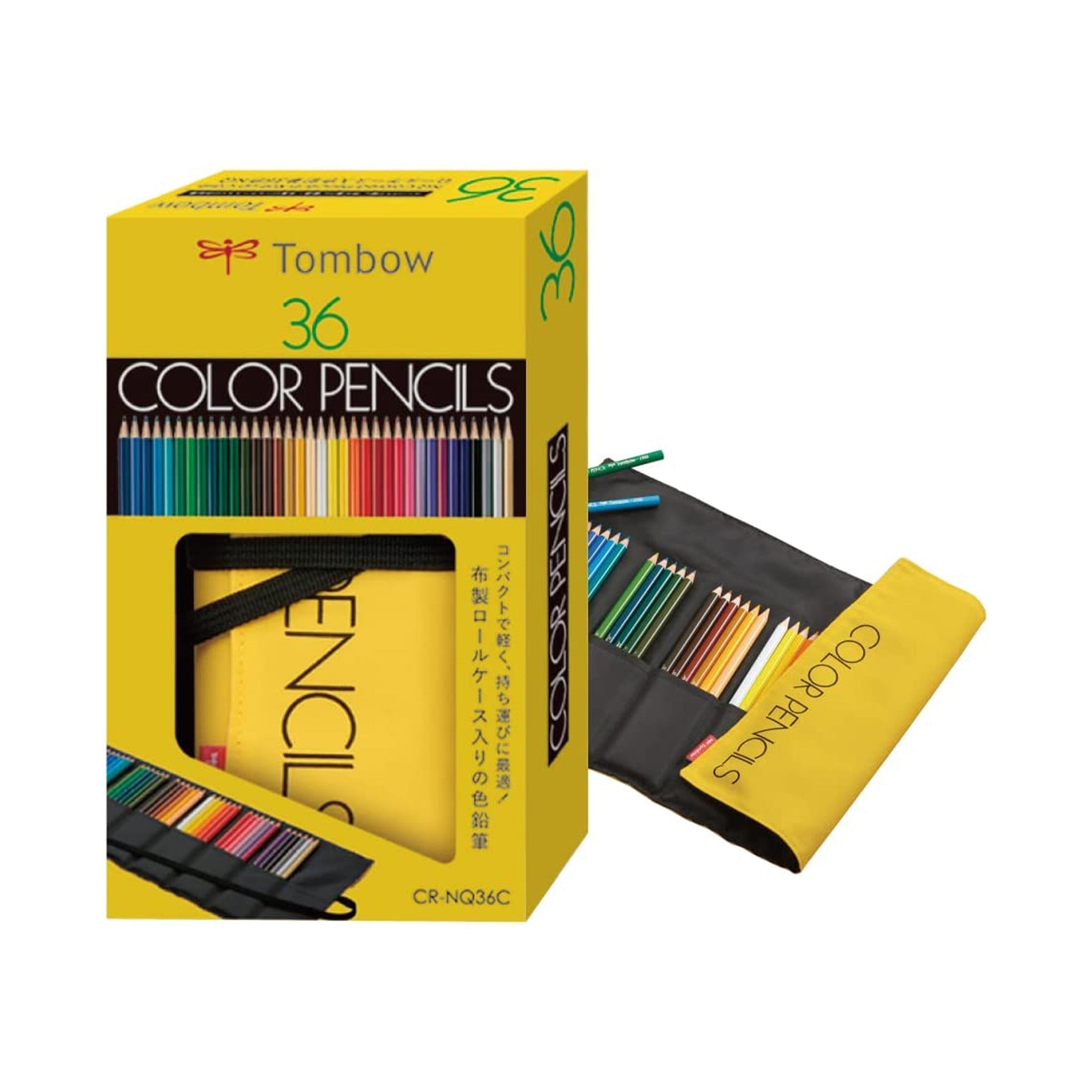 Color Pencil Sets w/ Roll Case & Mini Sharpener / Tombow