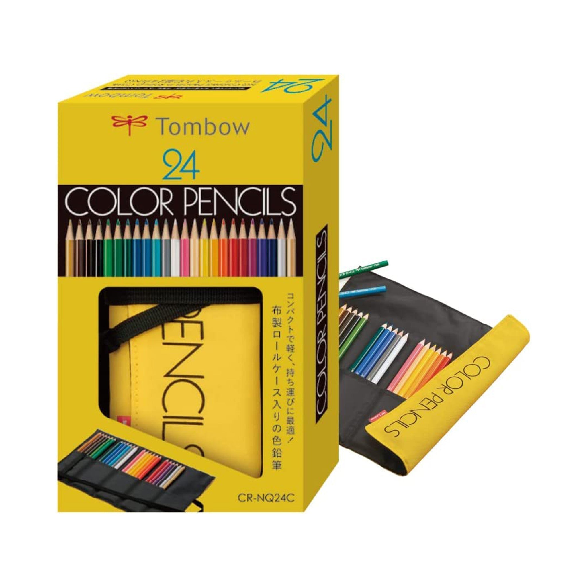 Color Pencil Sets w/ Roll Case & Mini Sharpener / Tombow