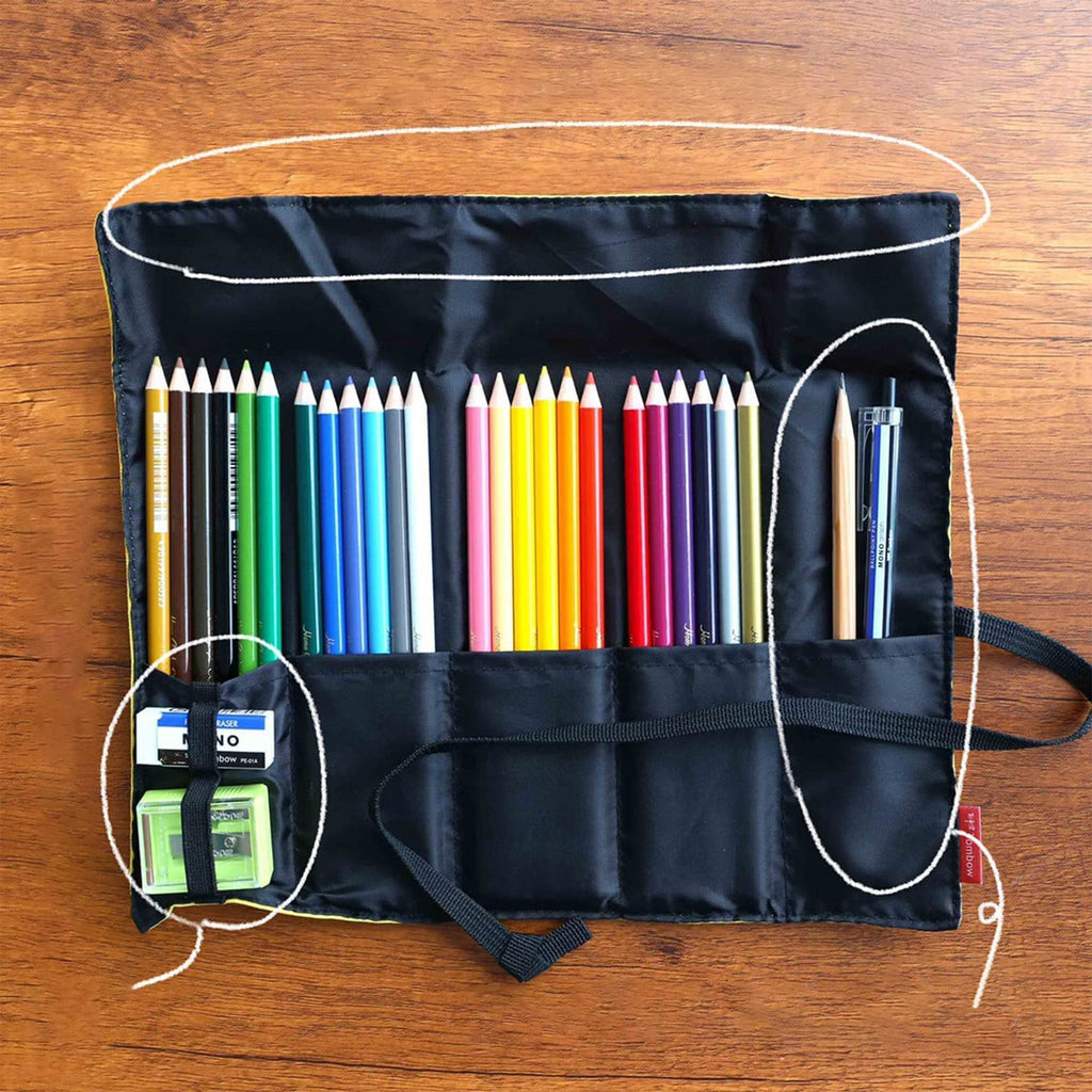 Color Pencil Sets w/ Roll Case & Mini Sharpener / Tombow
