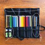 Color Pencil Sets w/ Roll Case & Mini Sharpener / Tombow