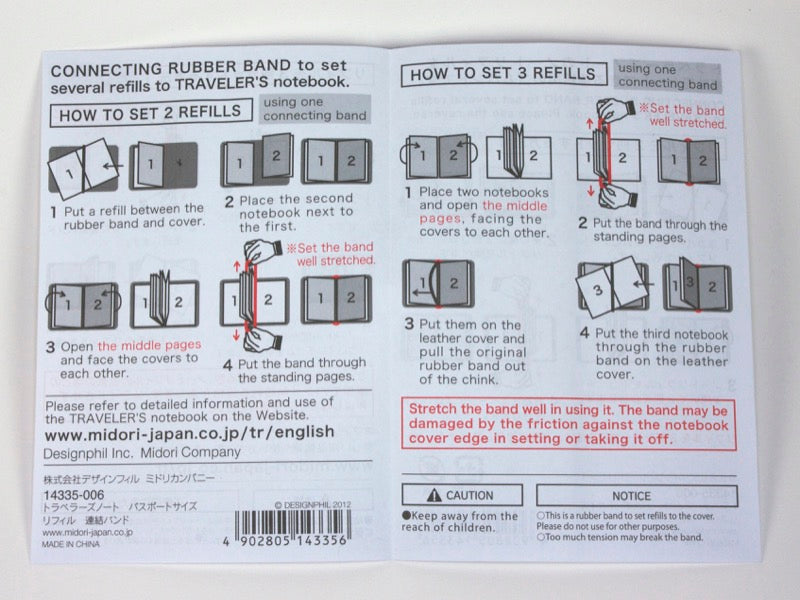 Passport 011 Refill Binding Bands