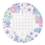 Country Time Floral Round Wall Calendar 2026 / MIDORI