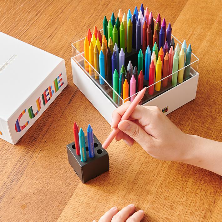 COUPY CRAYON PENCIL Cube Box 72 Colors / SAKURA