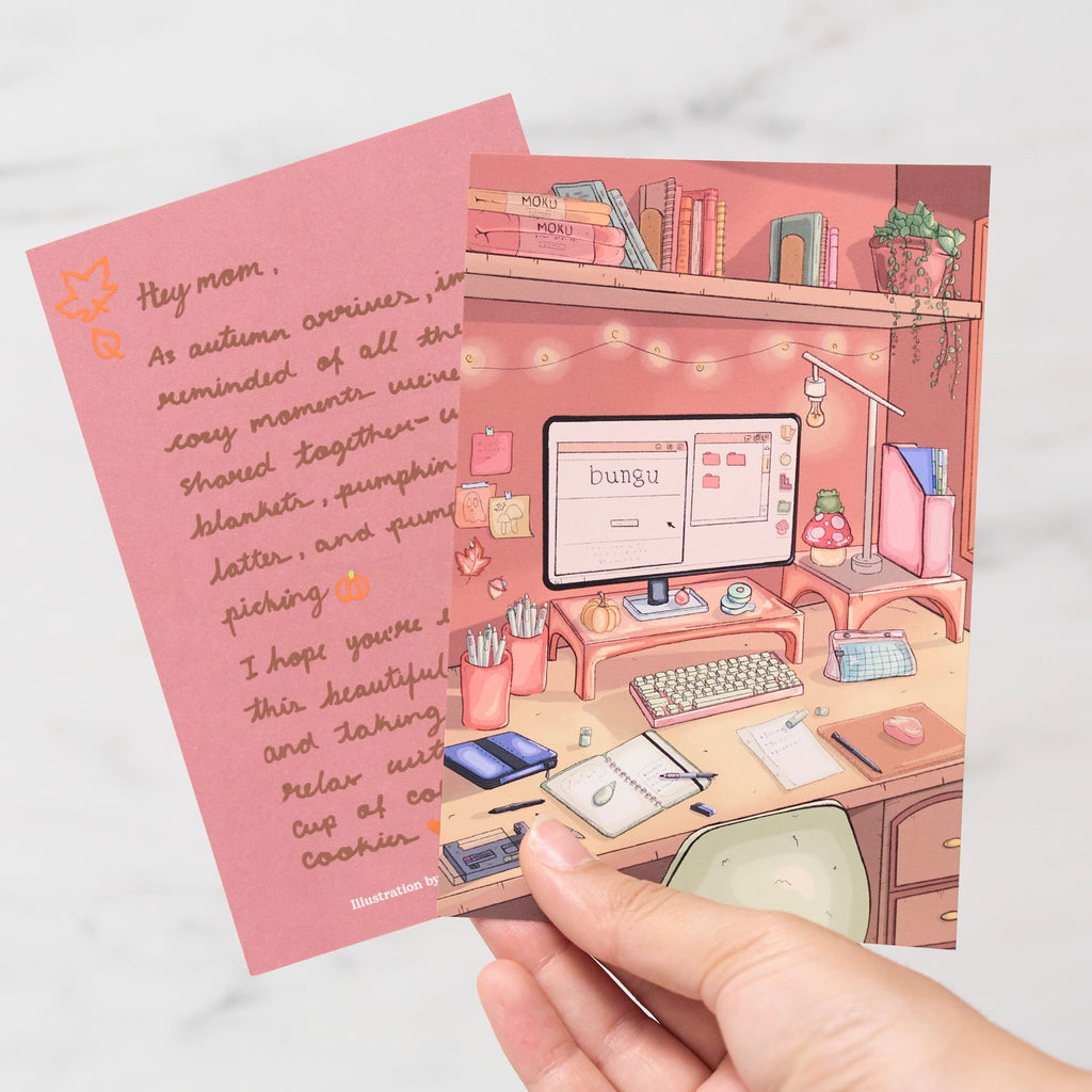 "Cozy Corner" Postcard by Catherine / Bungu
