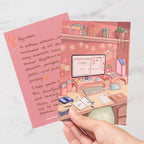 "Cozy Corner" Postcard by Catherine / Bungu