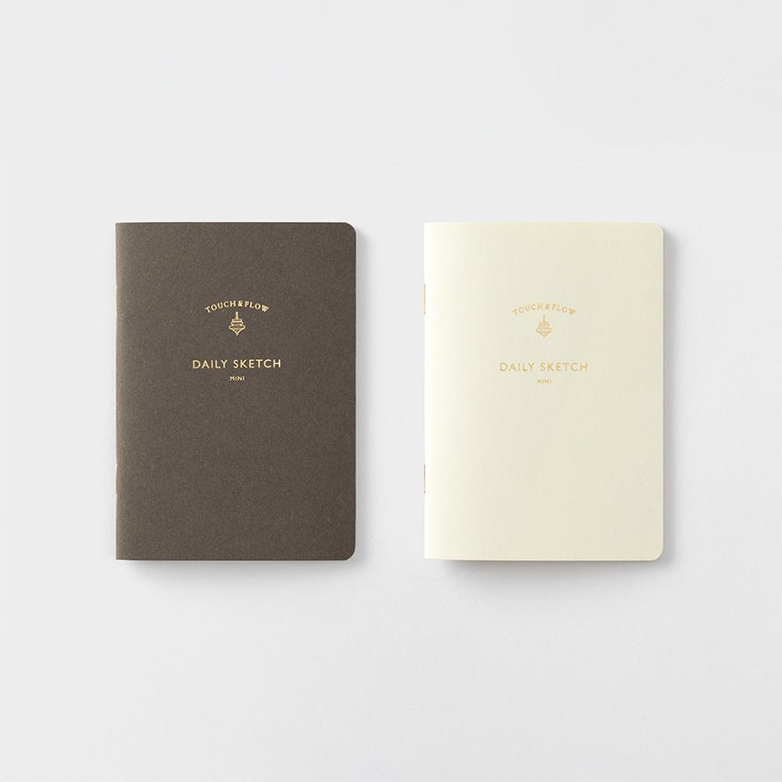 DAILY SKETCH Mini Notebook B7 Black & White / TOUCH & FLOW