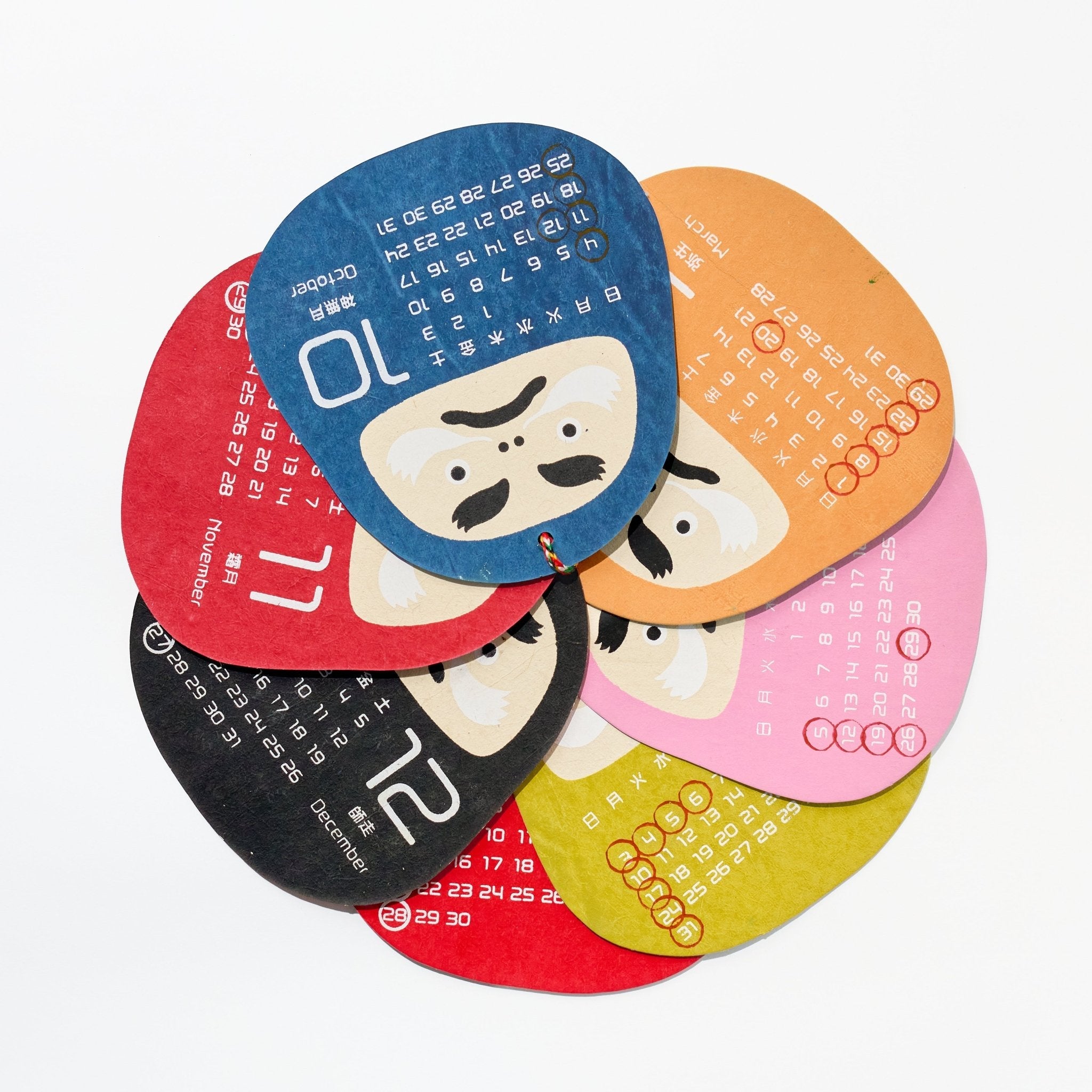 Daruma Calendar 2026 Designed by Kaya / Amina Collection Co., Ltd