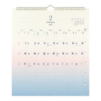 Daylight Gradient Calendar 2026 / MIDORI