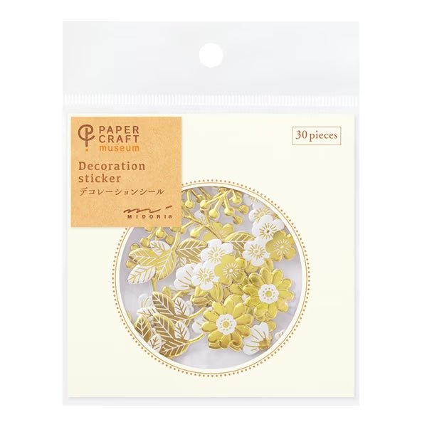Decoration Stickers Paper Craft Museum Foil / MIDORI