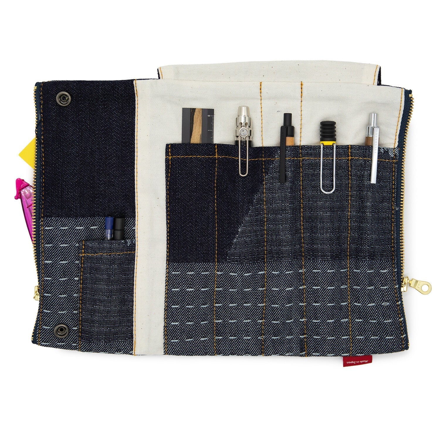 Denim Bendy Pen Case Essential / Luddite
