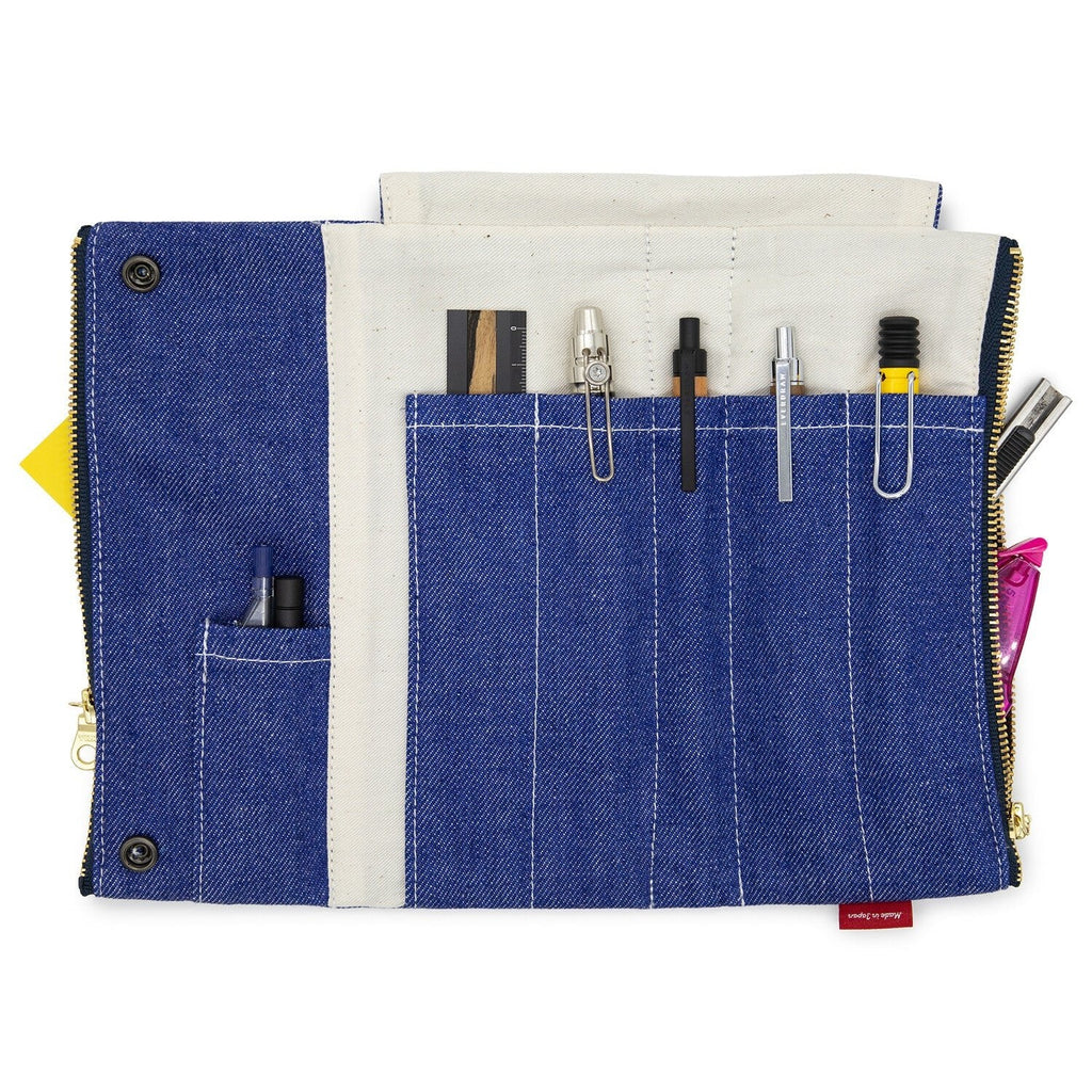 Denim Bendy Pen Case Essential / Luddite