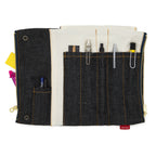 Denim Bendy Pen Case Essential / Luddite