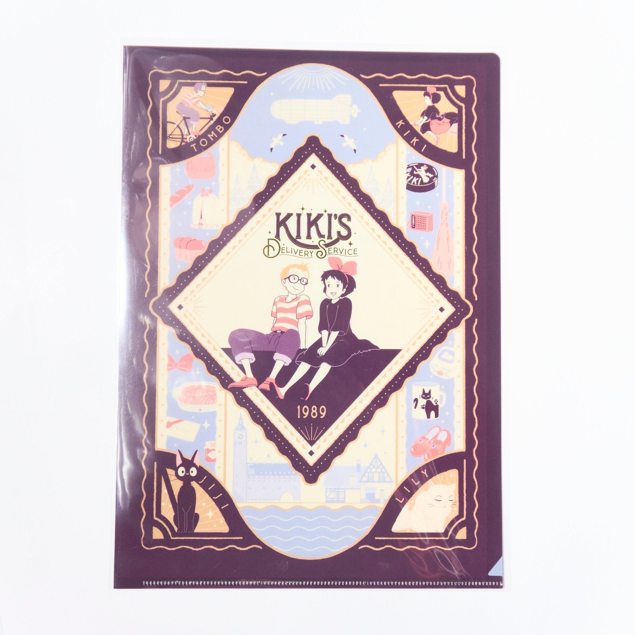 Studio Ghibli Retro Frame A4 Clear File Folder / Movic