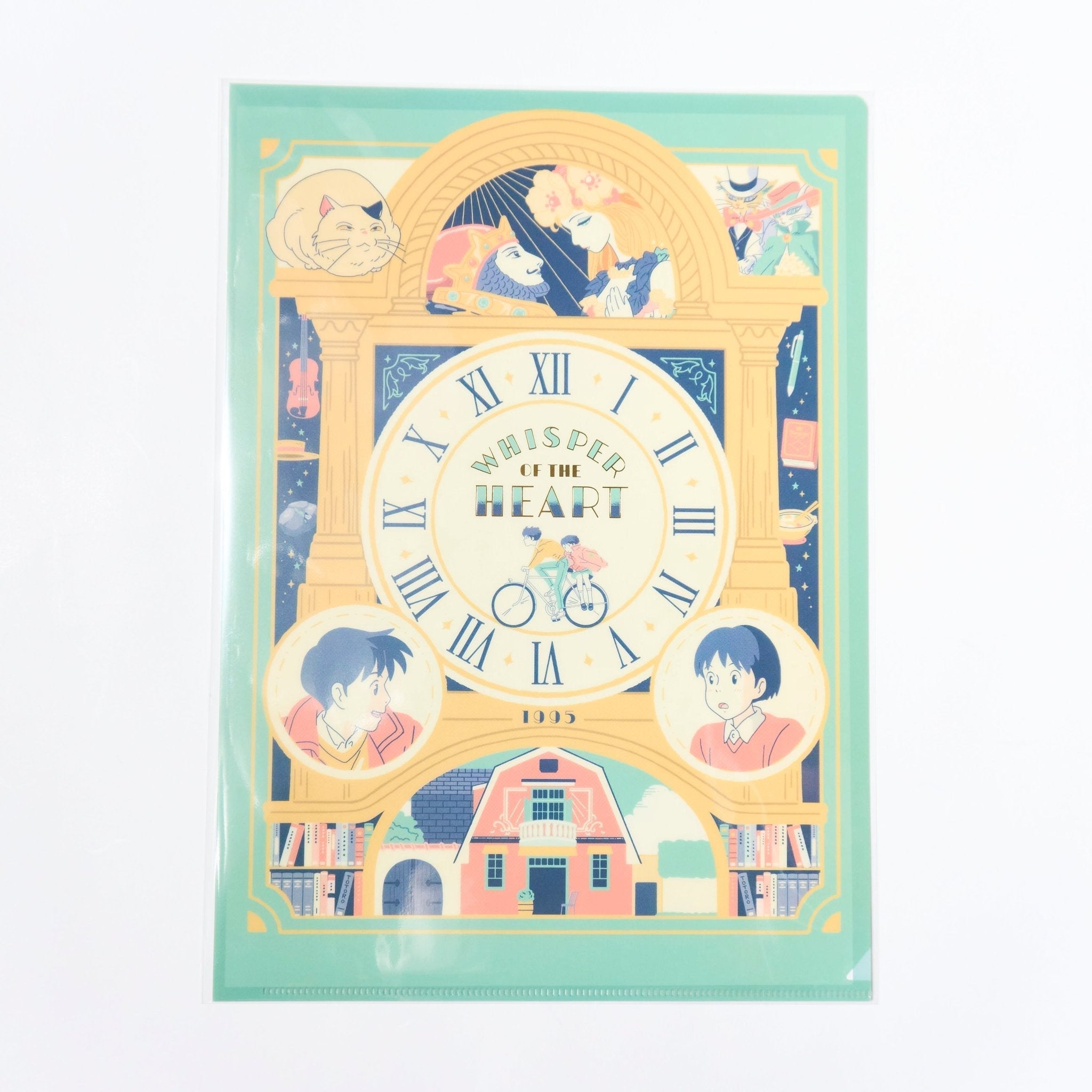 Studio Ghibli Retro Frame A4 Clear File Folder / Movic