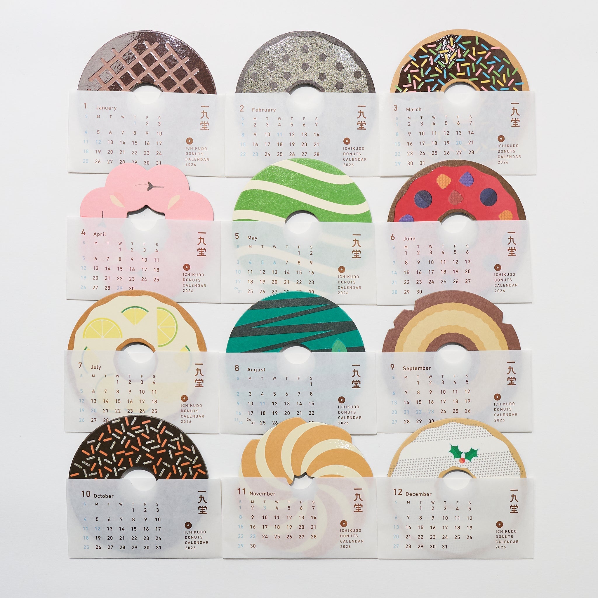 DONUTS CALENDAR 2026 / ICHIKUDO