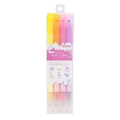 dot e pen Square Marker 4 Color Set / Sun-Star