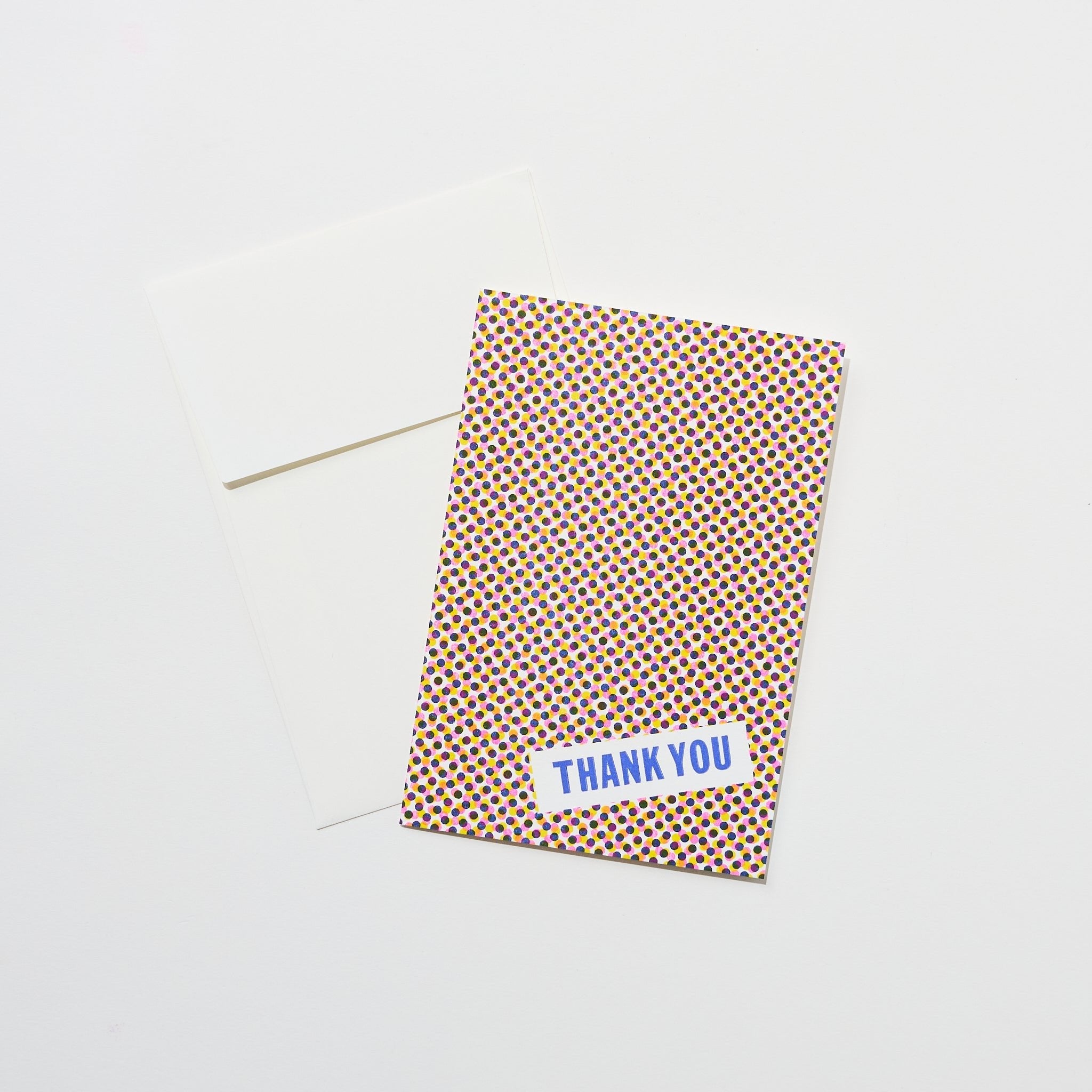 DOT Thank You Card / Letterpress Letters