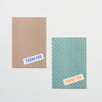 DOT Thank You Card / Letterpress Letters