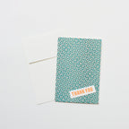 DOT Thank You Card / Letterpress Letters
