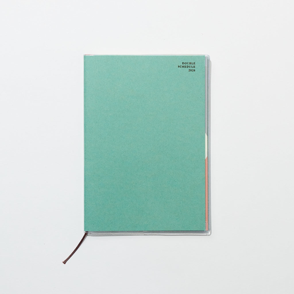 Double Schedule Planner 2026 / MIDORI