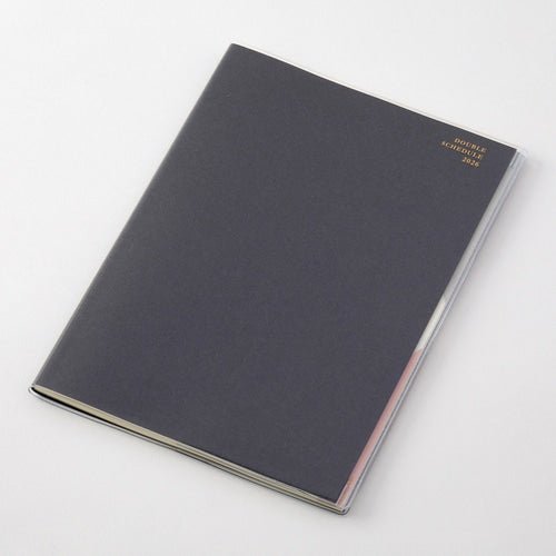 Double Schedule Planner 2026 / MIDORI