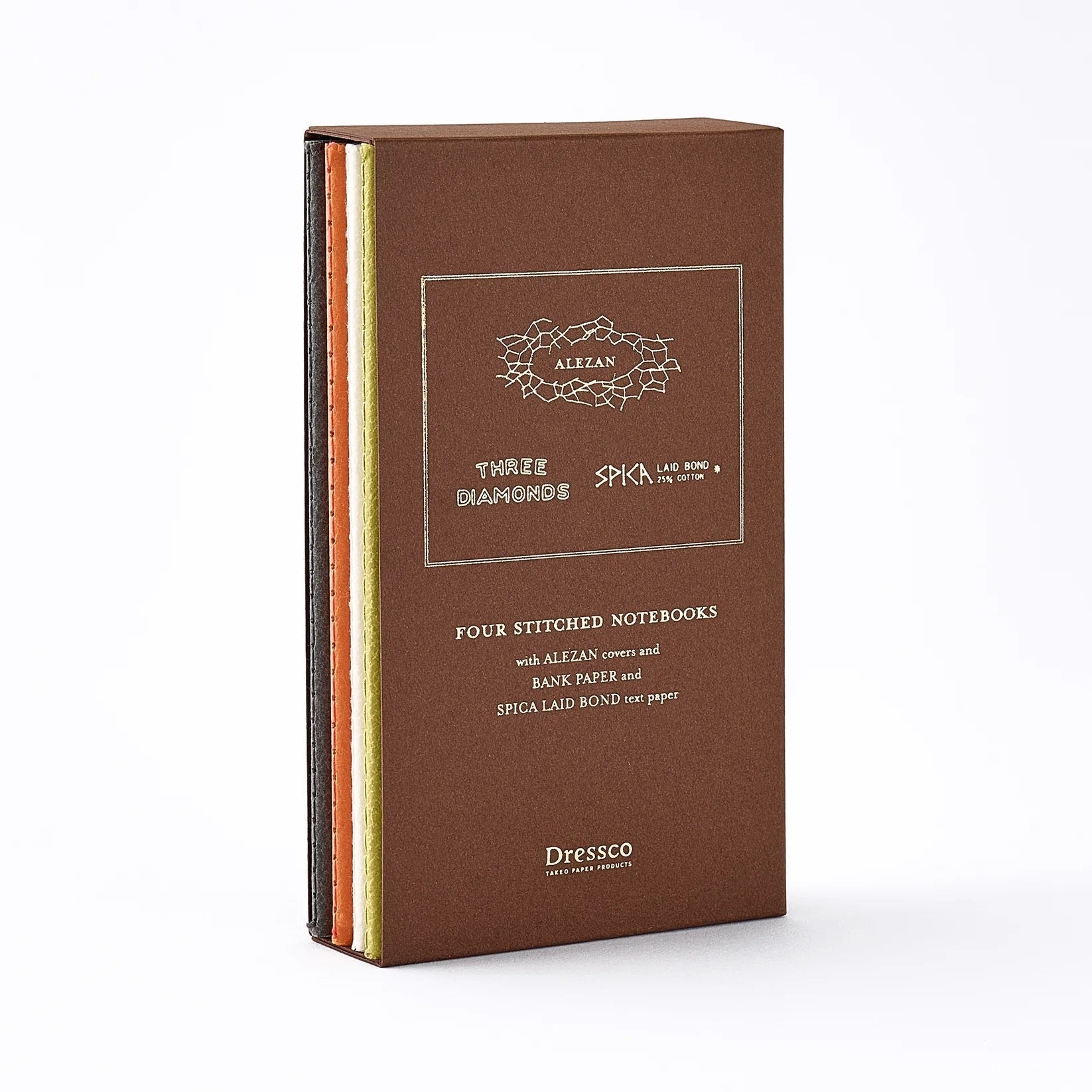 Dressco Alezan Stitch Notebook Bookcase Set / TAKEO PAPER PRODUCTS