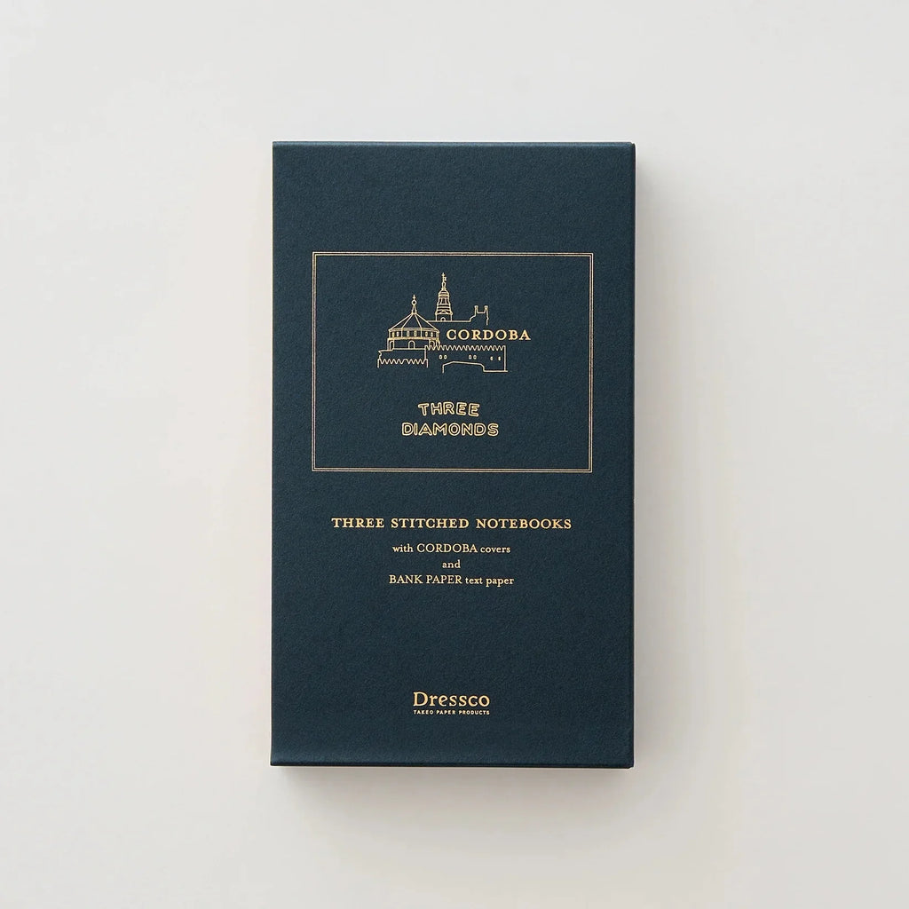 Dressco Cordoba Stitch Notebook Bookcase Set / TAKEO PAPER PRODUCTS
