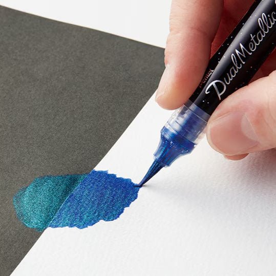 Dual Metallic Brush Marker / Pentel