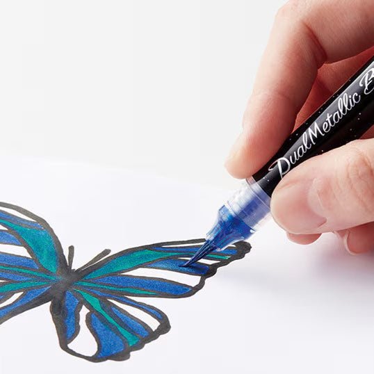 Dual Metallic Brush Marker / Pentel
