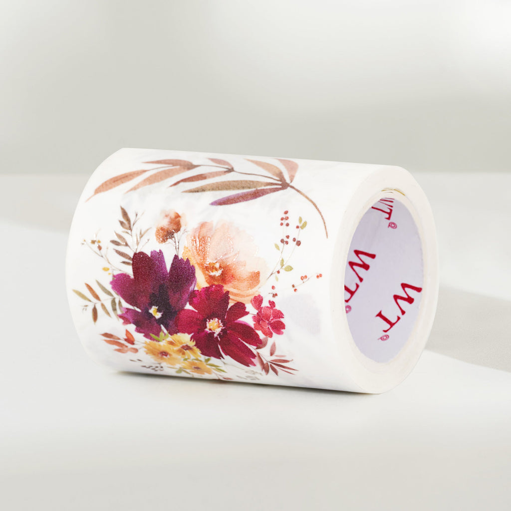 Autumn Rose Wide Washi/PET Tape