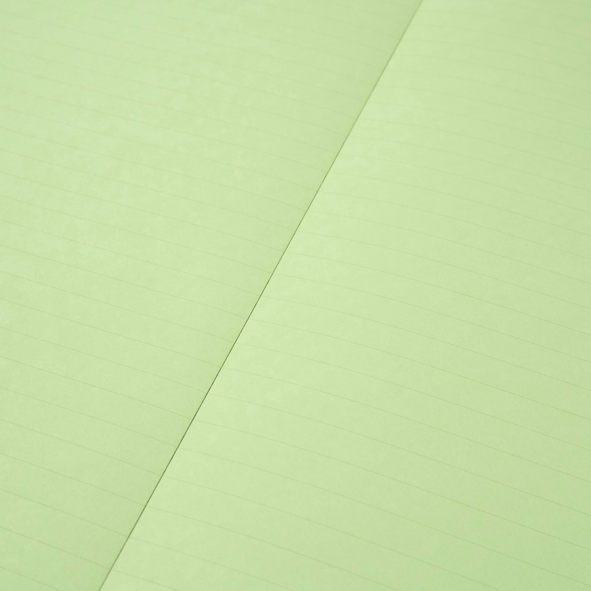 Easy-On-Eyes Green B5 Notebook / Nakamura Printing & Binding
