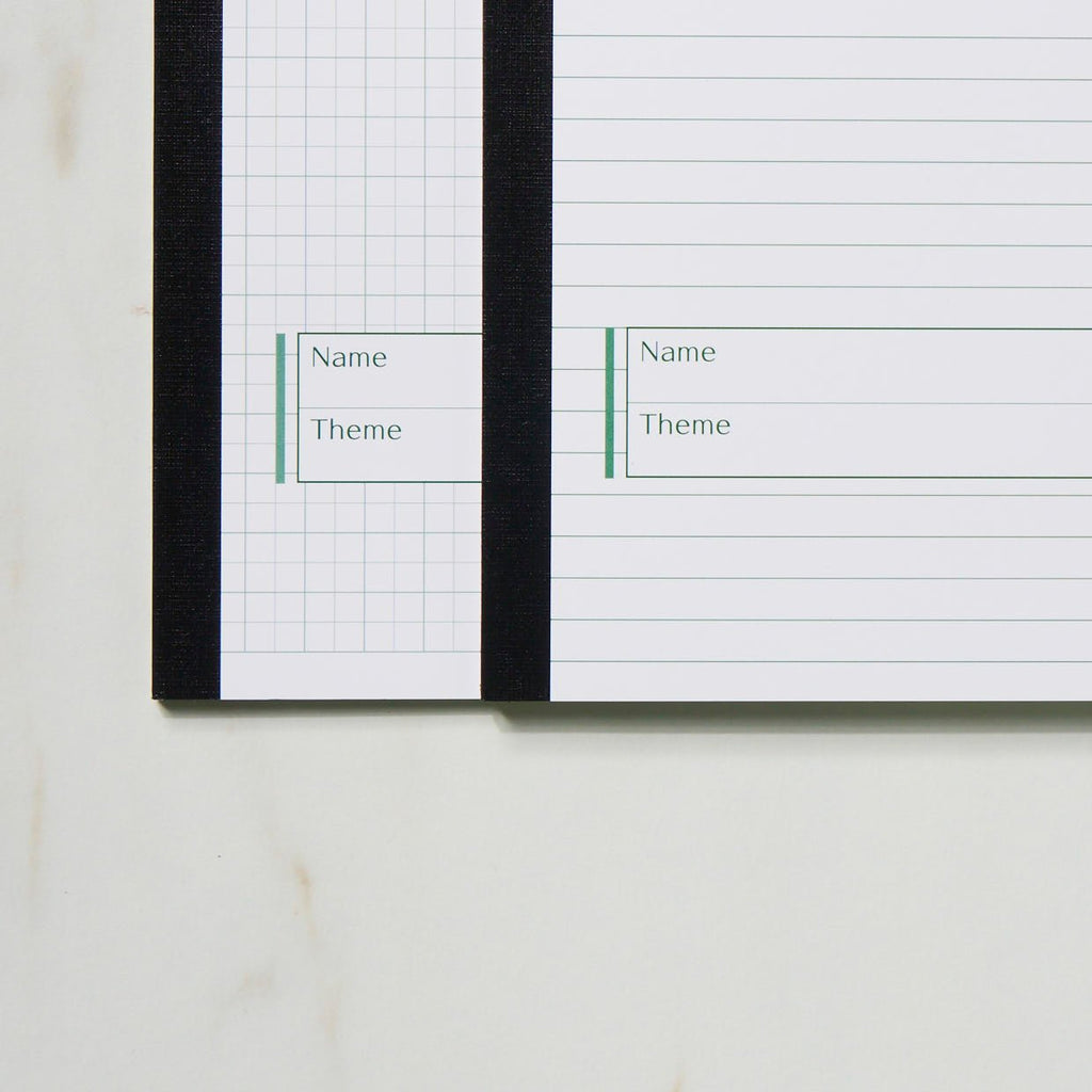Easy-On-Eyes Green B5 Notebook / Nakamura Printing & Binding