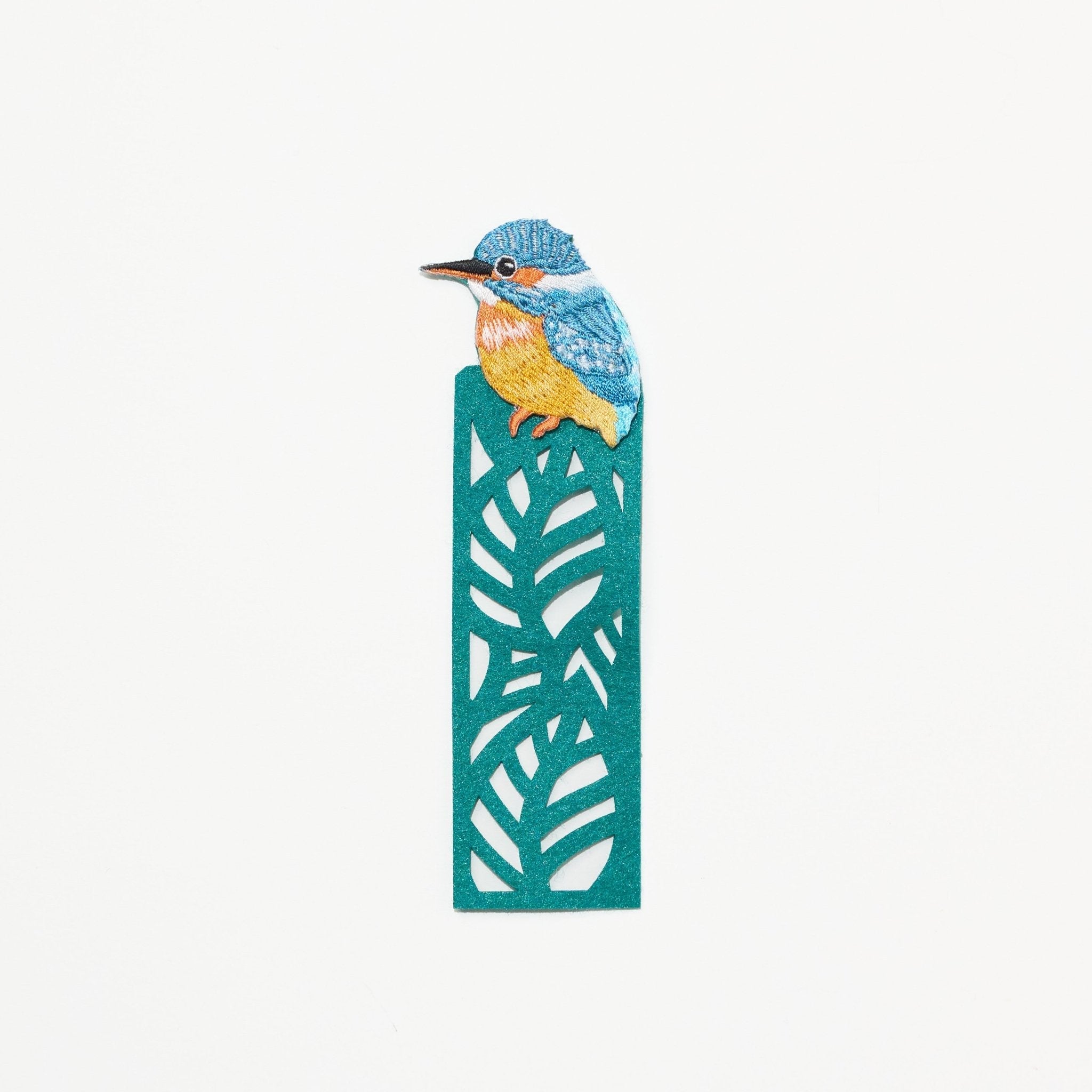 Embroidered Bird Bookmark / HISAGO