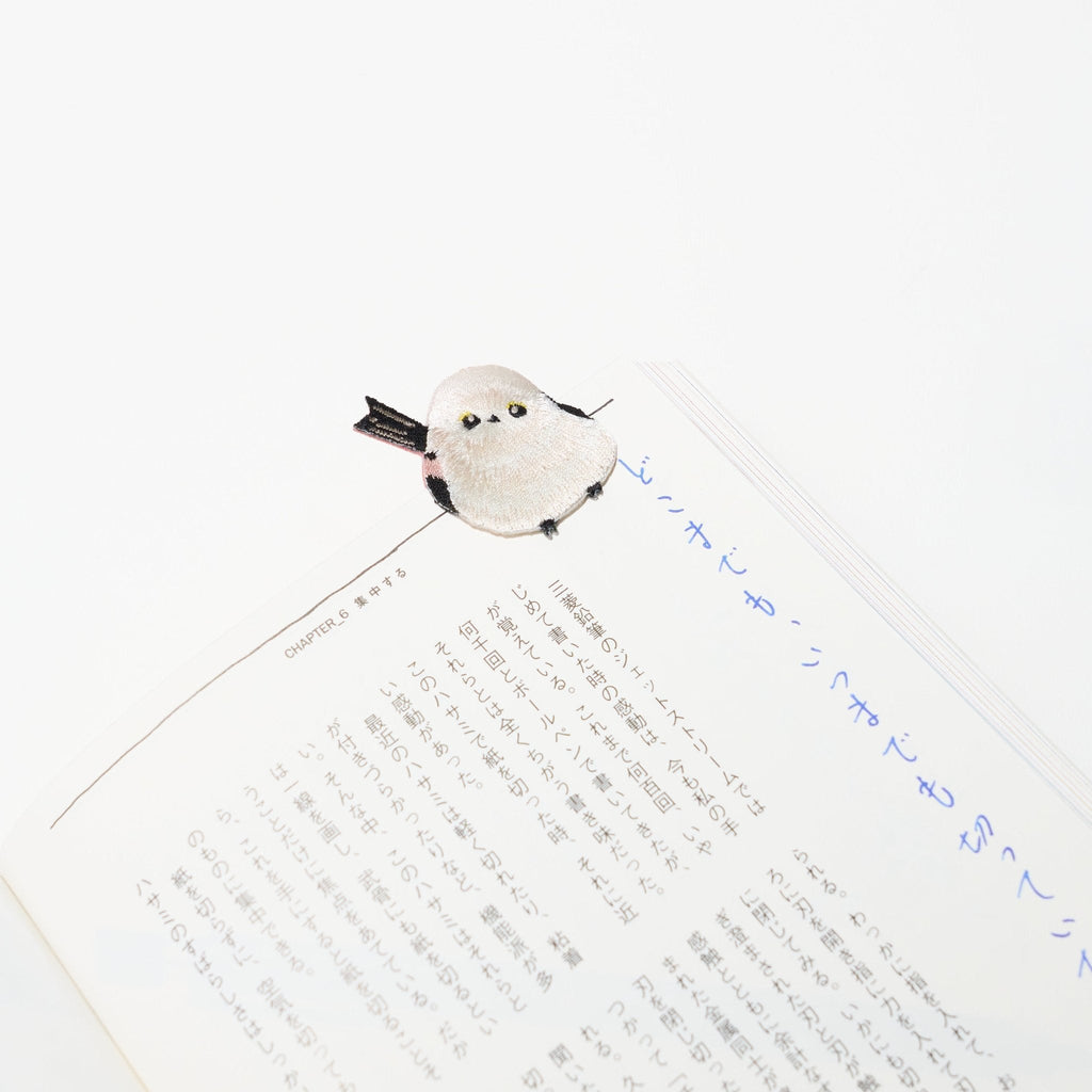 Embroidered Bird Bookmark / HISAGO