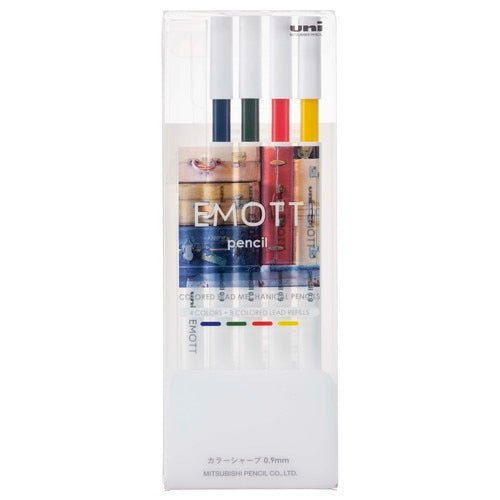 EMOTT Mechanical Pencil 4 Color Set / uni Mitsubishi Pencil
