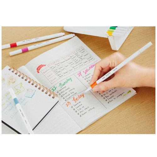 EMOTT Water Based Felt-Tip Pen 10 Color Set / uni Mitsubishi Pencil