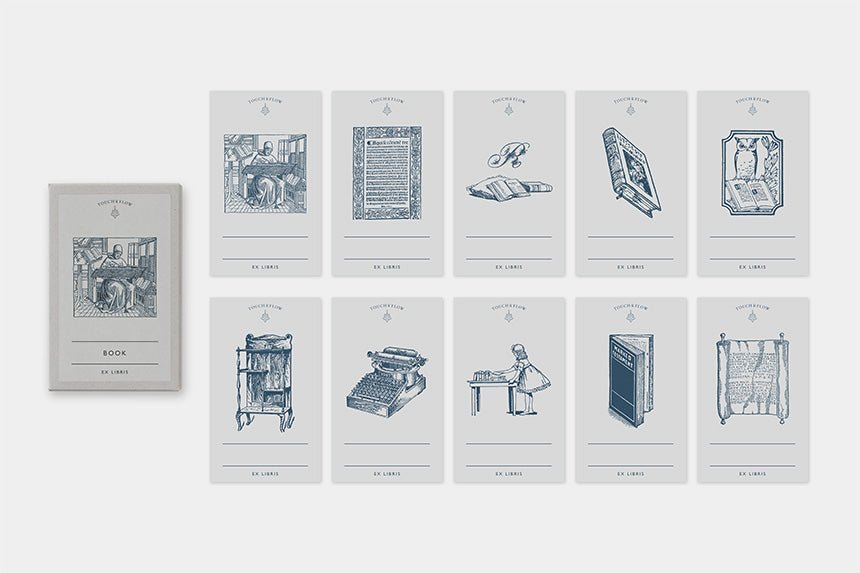Ex Libris Bookplate Sticker Series / TOUCH & FLOW