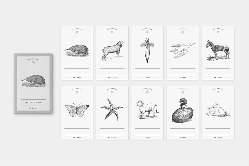 Ex Libris Bookplate Sticker Series / TOUCH & FLOW