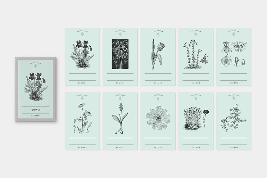 Ex Libris Bookplate Sticker Series / TOUCH & FLOW