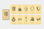 Ex Libris Bookplate Sticker Series / TOUCH & FLOW