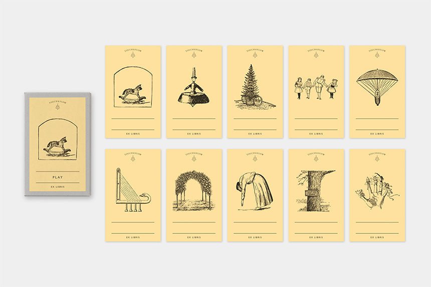 Ex Libris Bookplate Sticker Series / TOUCH & FLOW