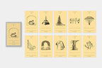 Ex Libris Bookplate Sticker Series / TOUCH & FLOW