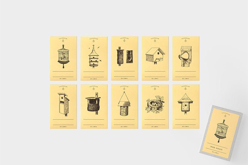 Ex Libris Bookplate Sticker Series / TOUCH & FLOW