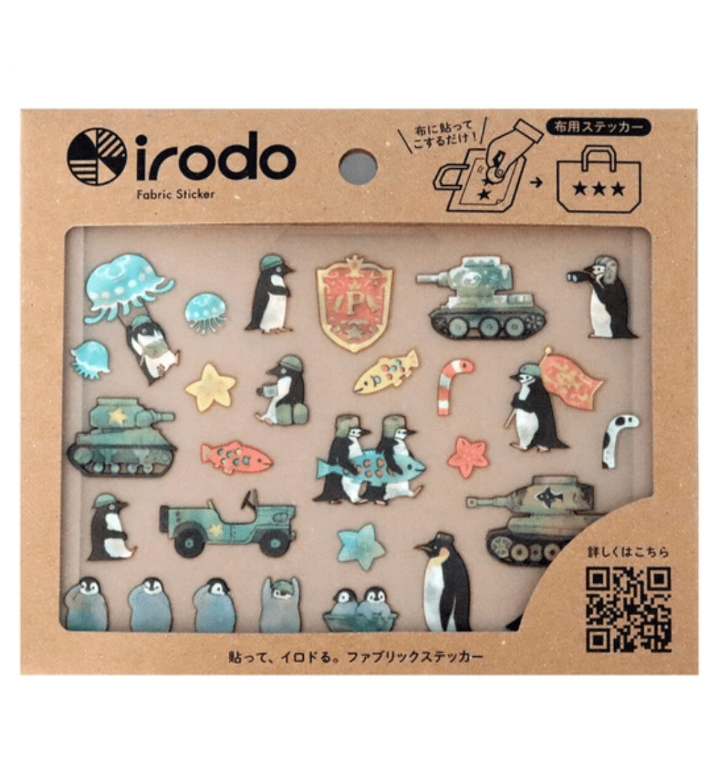 Fabric Sticker Set Animals / irodo