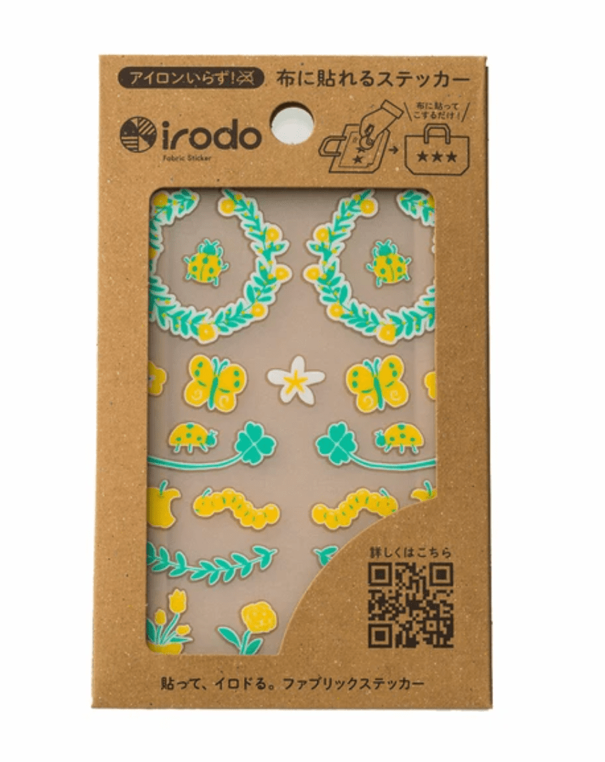 Fabric Sticker Set Bugs / irodo